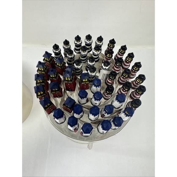 50 NOS Lighthouse Tiki Bar Swizzle Stick 4 Designs Boston Warehouse Cocktail - Picture 9 of 11